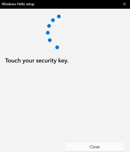 FIDO2 Security Key Touch Guide