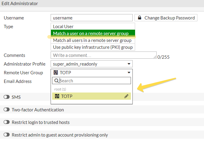 Hardware tokens for two-factor authentication with FortiGate